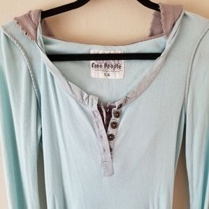 Free People Hoodie Tee